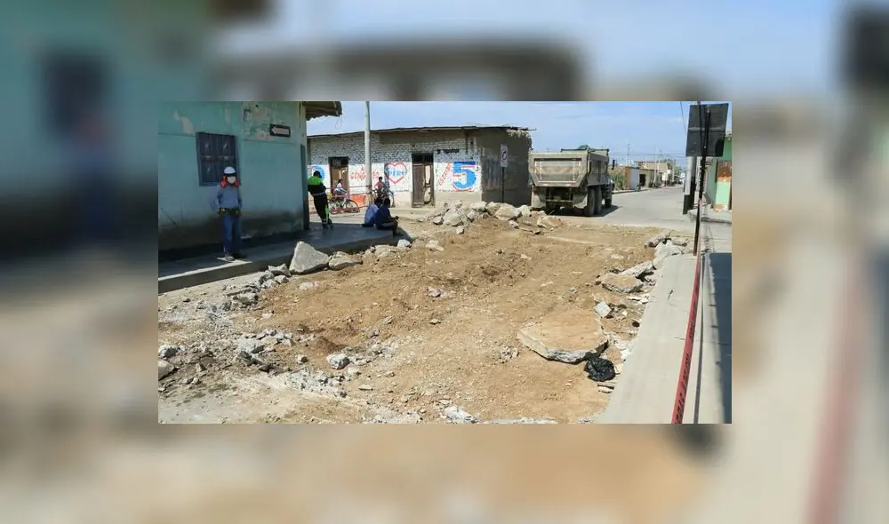 Obra de rehabilitación de nueve calles de Chulucanas está valorizada en más de 4 millones de soles: Foto: Plataforma Digital Única del Estado