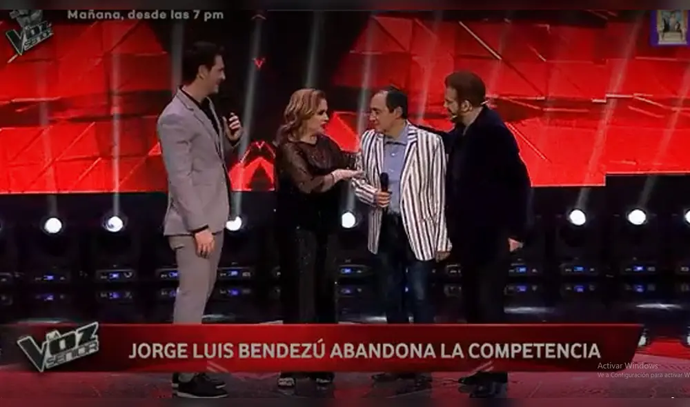 Jorge Luis Bendezú cantó "Goodbye yellow brick road" de Elton John. Foto: captura de Latina