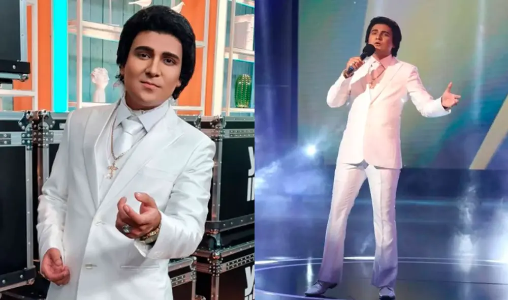 José Eduardo llegó a la gran final de Yo me llamo Panamá, al lado de los imitadores de Gilberto Santa Rosa, Nino Bravo y Rocío Dúrcal, quien finalmente levantó la copa. Foto: José Eduardo/Instagram