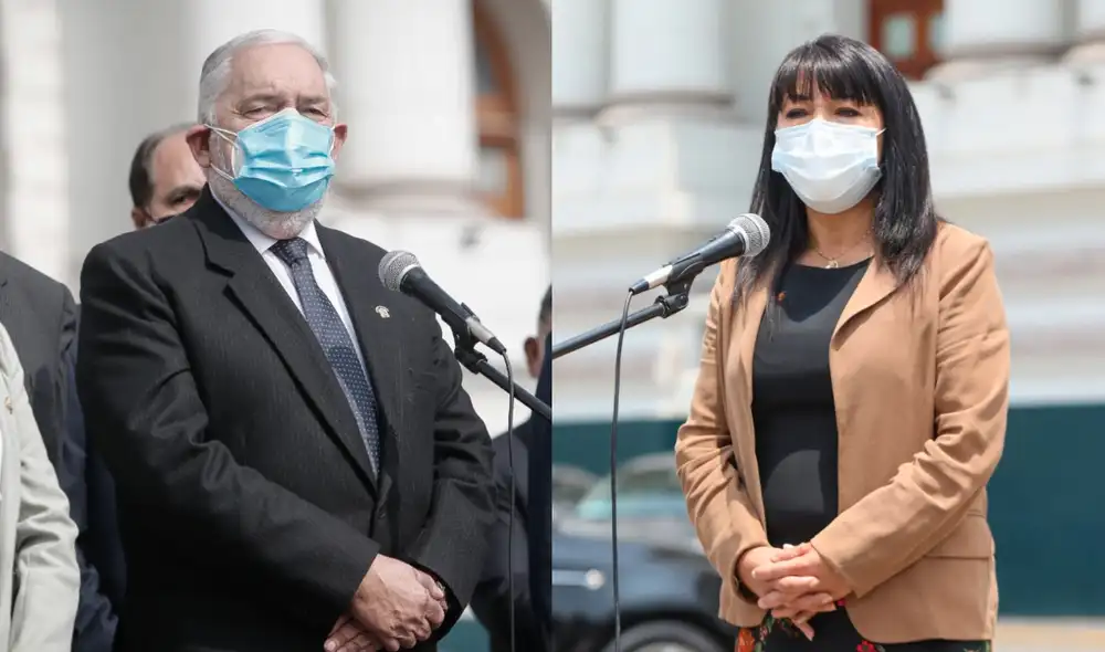 “Felicito la decisión del presidente, se demoró, pero logró hacerlo", sostuvo Montoya luego de que Vásquez asumió el premierato. Foto: composición/La República “Felicito la decisión del presidente, se demoró, pero logró hacerlo", sostuvo Montoya luego de que Vásquez asumió el premierato. Foto: composición/La República