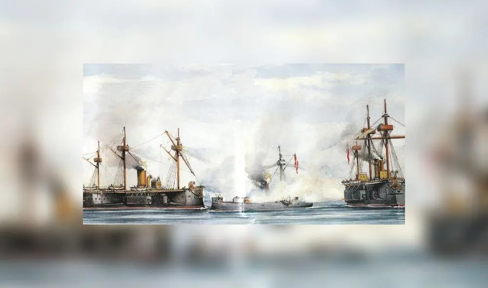 El 8 de octubre de todos los años se conmemora el Combate de Angamos y se rinde homenaje al almirante Miguel Grau. Foto: Marina de Guerra del Perú.