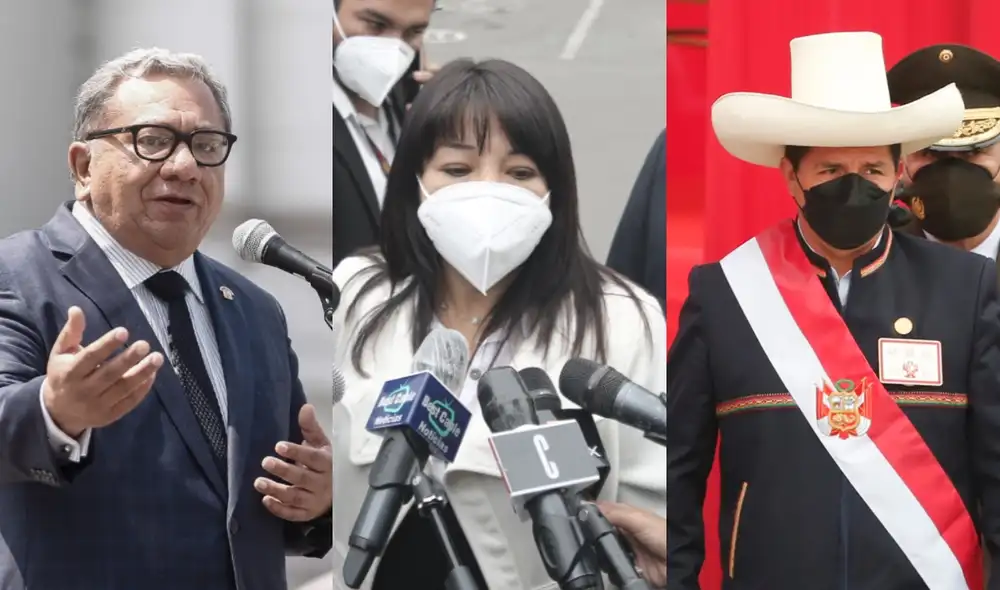 Mirtha Vásquez asumió la Presidencia del Consejo de Ministros el último miércoles tras la renuncia de Guido Bellido. Foto: composición/La República