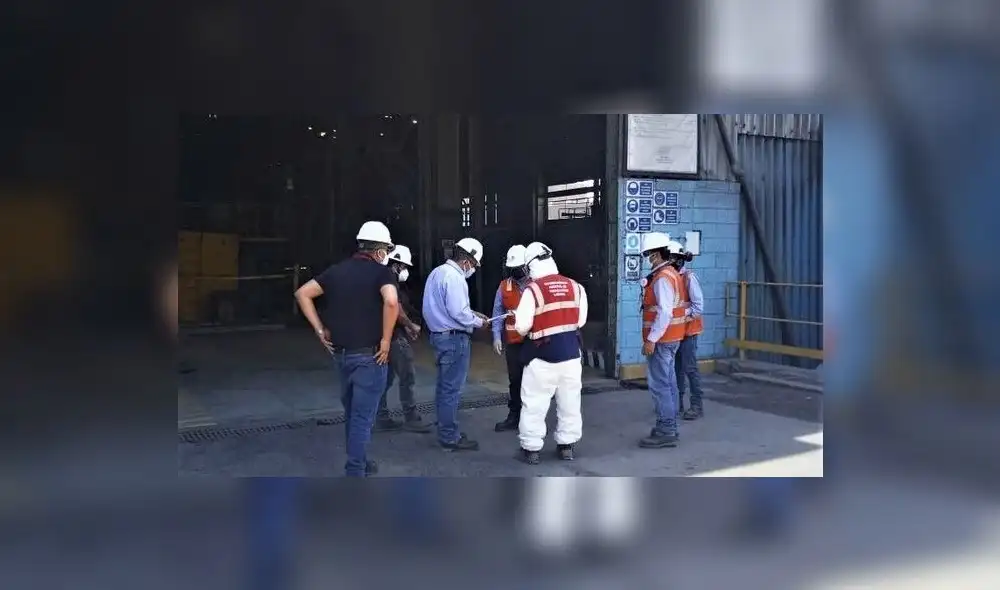 Sunafil inspecciona instalaciones de Shougang tras denuncia del Sindicato de Obreros  Mineros de dicha empresa. Foto: Difusión