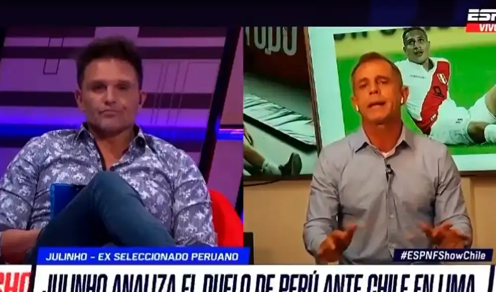 Julinho fue invitado al programa chileno. Foto: ESPN