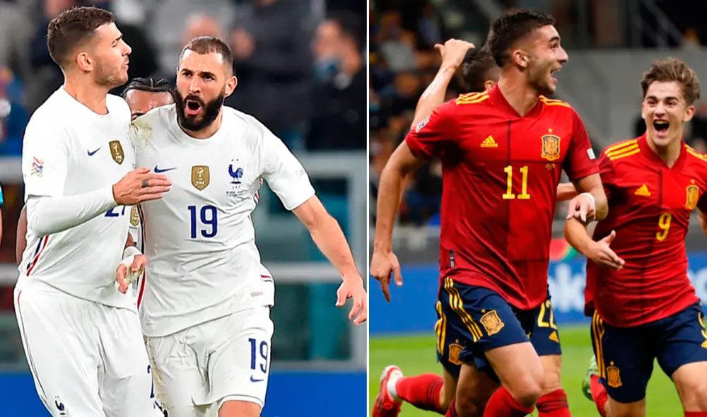 Francia clasificó tras vencer a Bélgica y España hizo lo propio con Italia. Foto: EFE