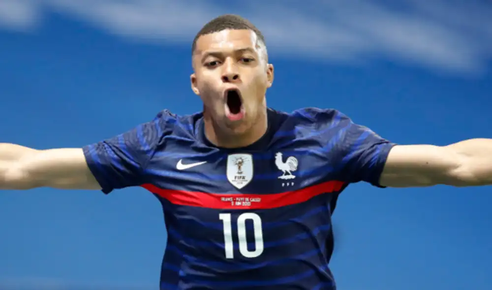 Kylian Mbappé lleva 17 goles con la selección de Francia. Foto: EFE