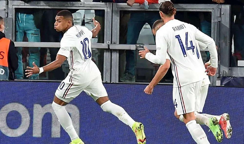 Mbappé fue una de las figuras del partido al anotar un gol ante Bélgica. Foto: EFE