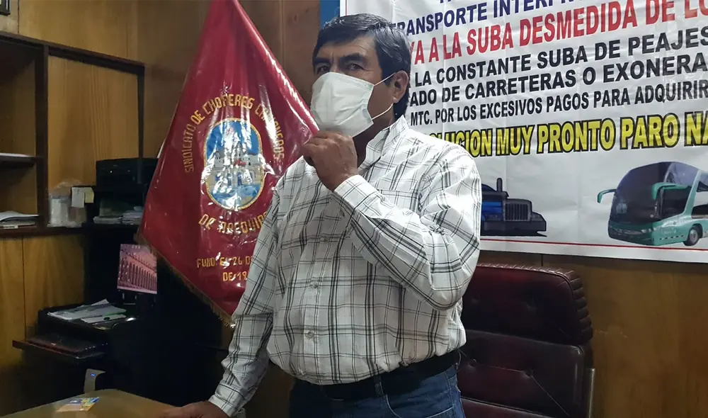 El secretario del sindicato, Teófilo Sánchez, refirió que el ministro de Economía les había pedido un plazo hasta este miércoles 6 para dar solución a su reclamo. Foto: Wilder Pari/URPI El secretario del sindicato, Teófilo Sánchez, refirió que el ministro de Economía les había pedido un plazo hasta este miércoles 6 para dar solución a su reclamo. Foto: Wilder Pari/URPI