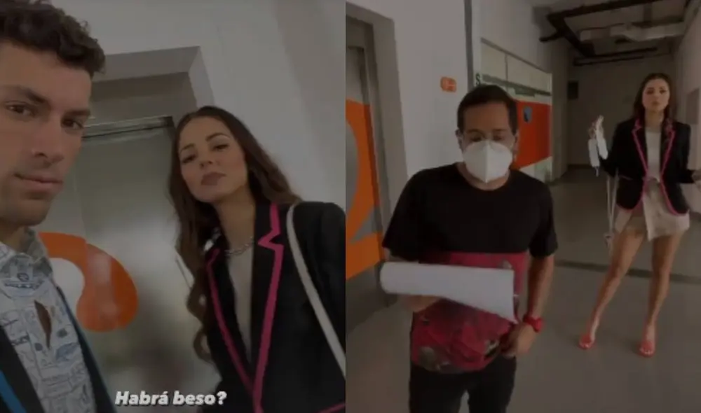 Un divertido momento se vivió durante las grabaciones de La academia. Foto: composición/capturas de Instagram Un divertido momento se vivió durante las grabaciones de La academia. Foto: composición/capturas de Instagram