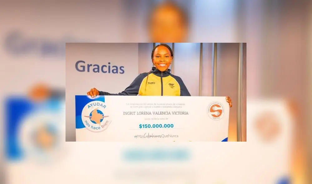 Después de ser estafada, la medallista Íngrid Valencia recibió una millonaria donación del Gobierno para comprar su casa propia. Foto: EFE