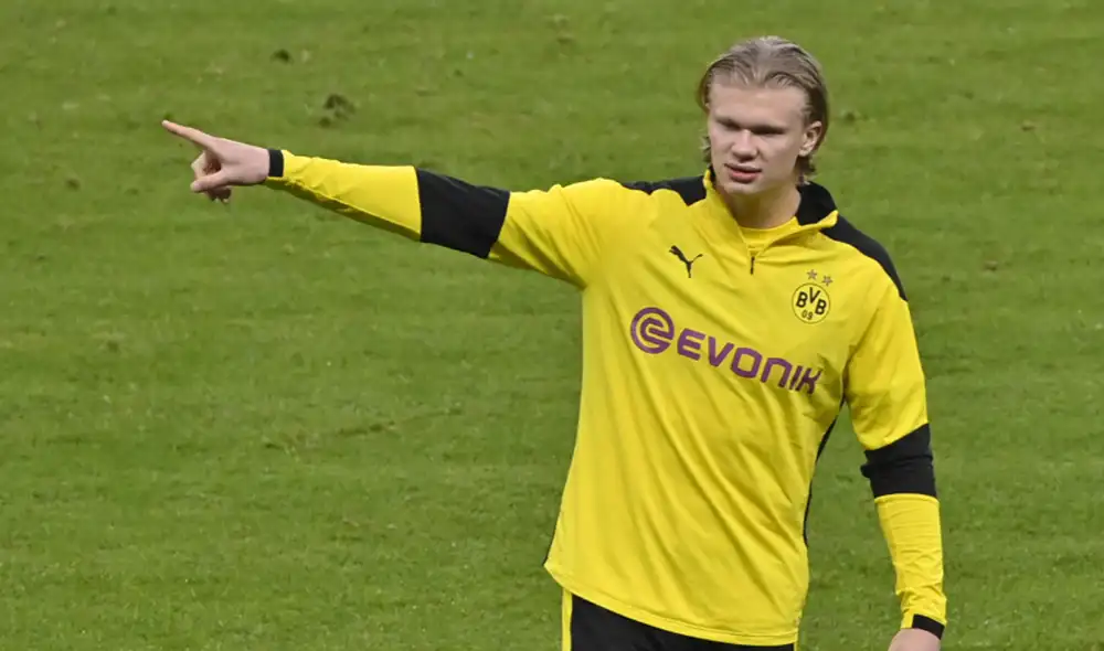 Erling Braut Haaland lleva más de 100 goles en su carrera. Foto: AFP