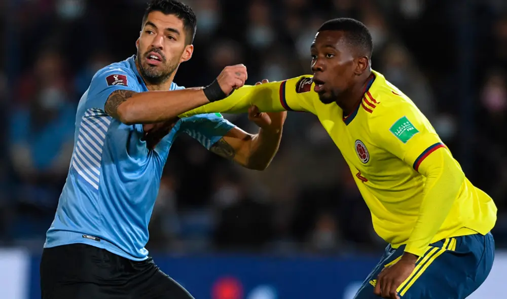 Uruguay y Colombia igualan 0-0 en el Gran Parque Central por Eliminatorias Qatar 2022. Foto: AFP