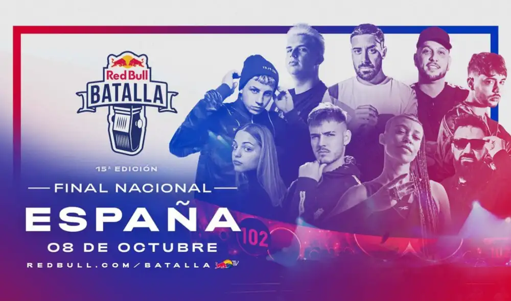 La Red Bull Final Nacional España 2021 se disputará en Madrid con público presencial. Foto: Twitter/RedBullBatalla