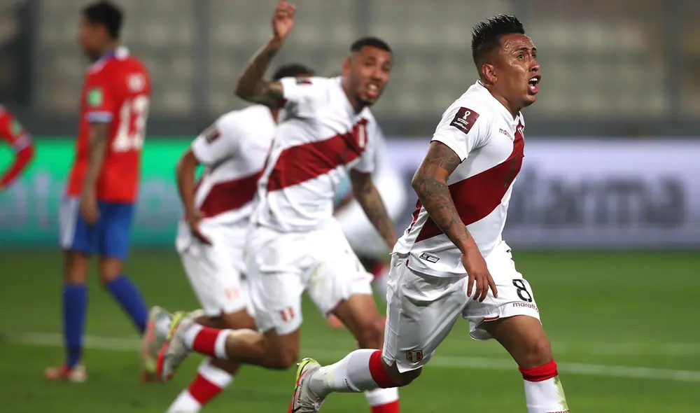Christian Cueva le anotó su primer gol a Chile. Foto: selección peruana Christian Cueva le anotó su primer gol a Chile. Foto: selección peruana