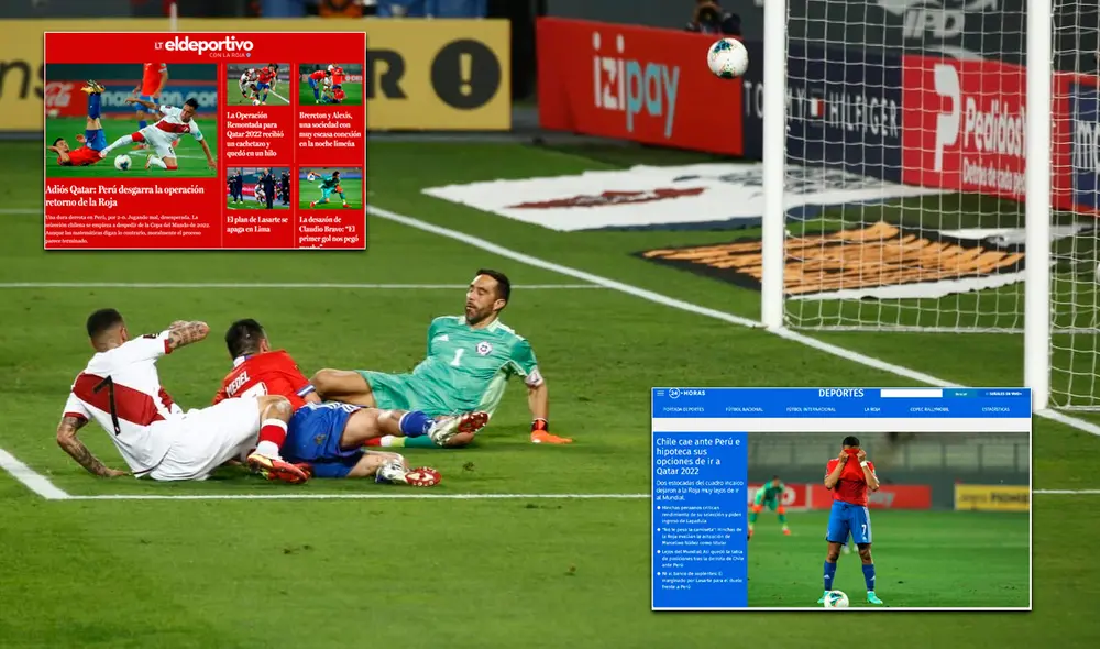 La prensa chilena se despidió de Qatar 2022. Foto: Composición LR