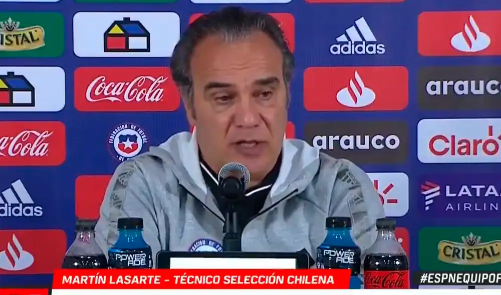 Martín Lasarte asumió la dirección técnica de Chile tras la salida de Reinaldo Rueda. Foto: captura de ESPN
