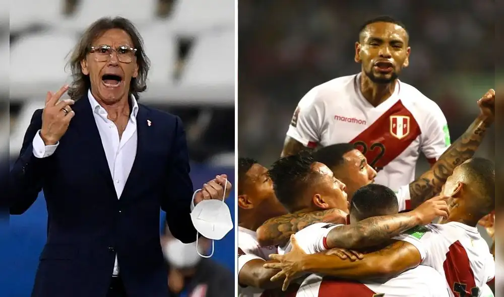 Ricardo Gareca sumó su tercera victoria en las Eliminatorias Qatar 2022. Foto: EFE/Selección peruana/Twitter
