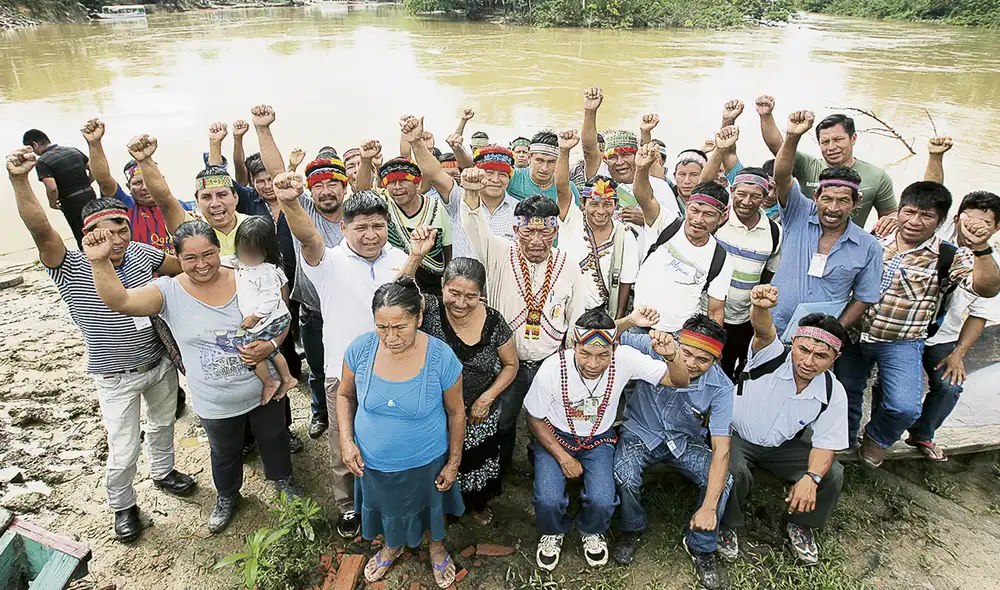 Loreto. Datem del Marañón protesta por contaminación. Foto: difusión