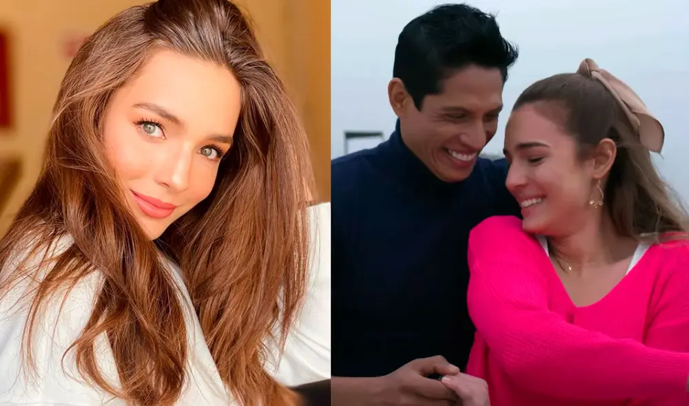 Vanessa Silva, actriz que interpreta a Luna Mujica en Luz de luna, aseguró que tiene mucha química con su coprotagonista Andrés Silva. Foto: captura de América TV