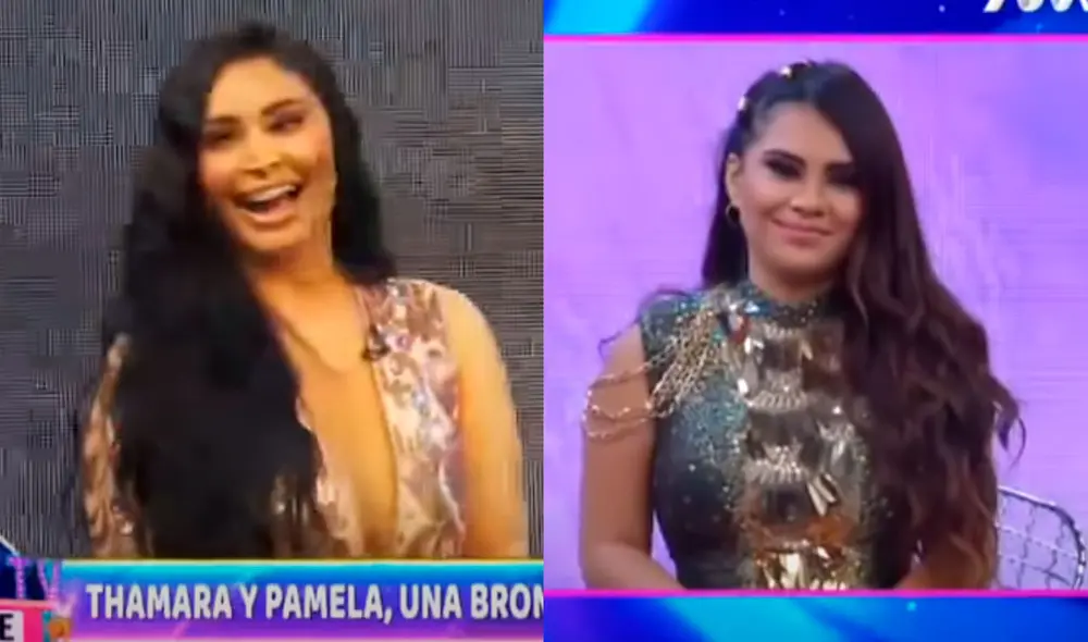 Thamara Gómez arremetió contra Pamela Franco en Magaly TV, la firme. Foto: captura/ATV