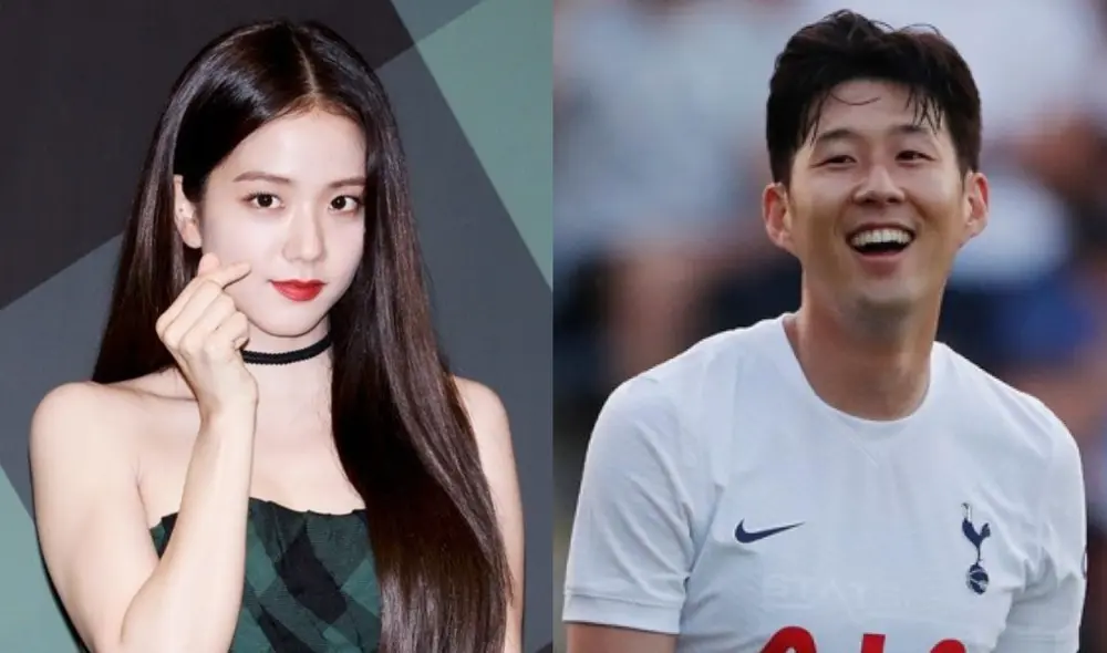 Jisoo de BLACKPINK y Son Heung Min ya habrían sido vinculados en 2019. Foto: composición/captura
