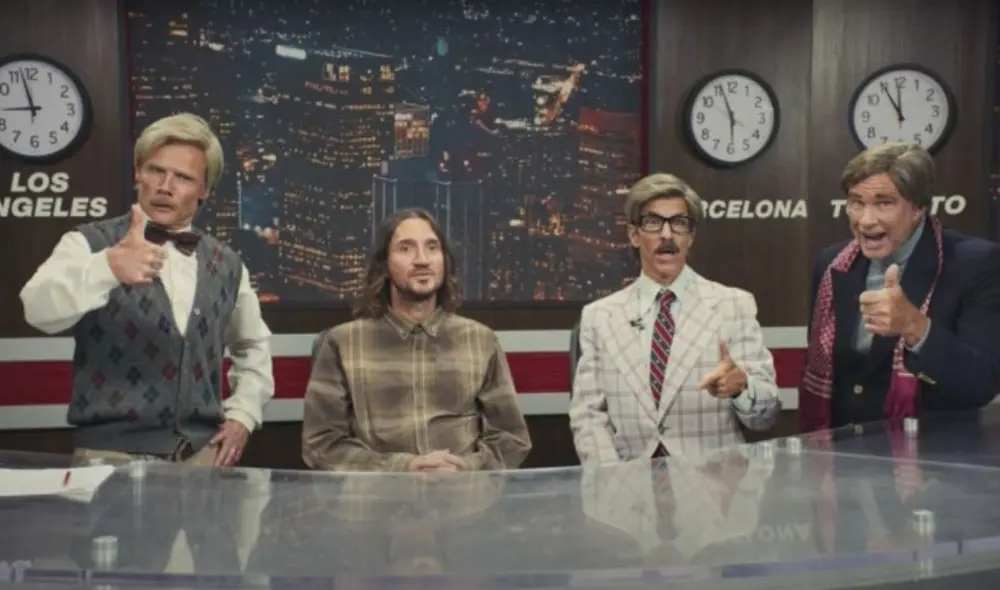 Red Hot Chili Peppers anuncia f gira mundial a través de video en redes sociales. Fuente: Live For Live Music