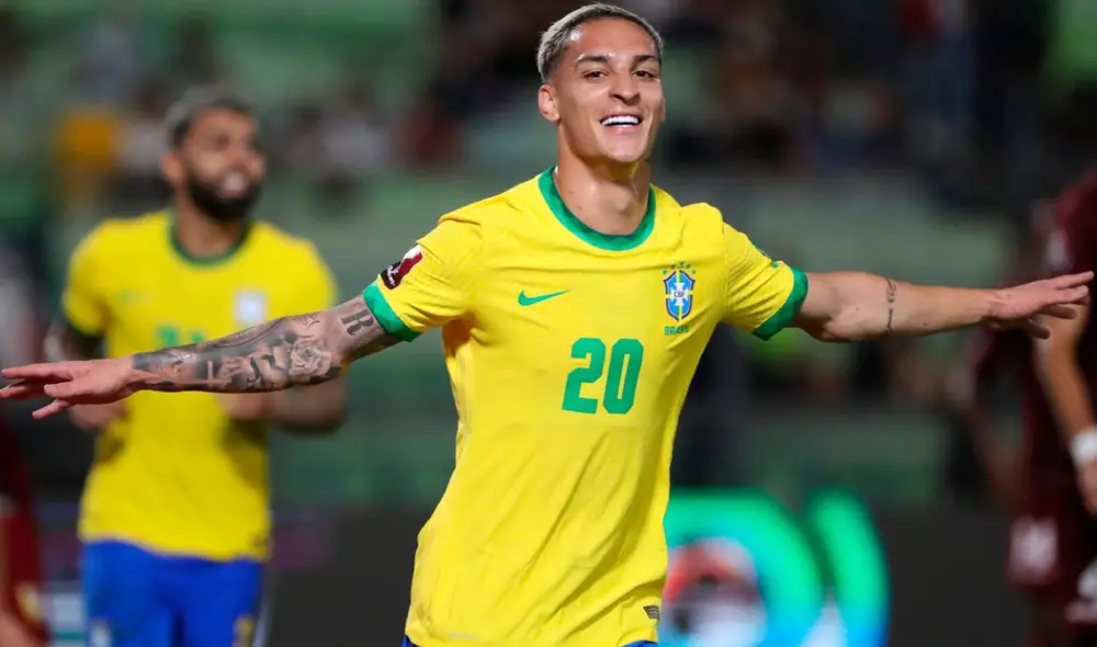 Antony fue convocado por primera vez a la selección brasileña para esta fecha triple de Eliminatorias Qatar 2022. Foto: EFE Antony fue convocado por primera vez a la selección brasileña para esta fecha triple de Eliminatorias Qatar 2022. Foto: EFE