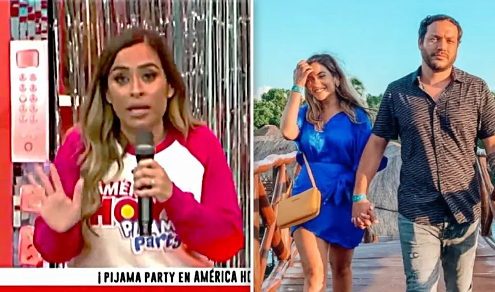 Ethel Pozo indicó que ella también le entregó acceso a su celular a su futuro esposo. Foto: composición América TV / Instagram