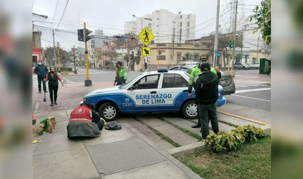Los hechos fueron captados por las cámaras de seguridad. Foto: MML