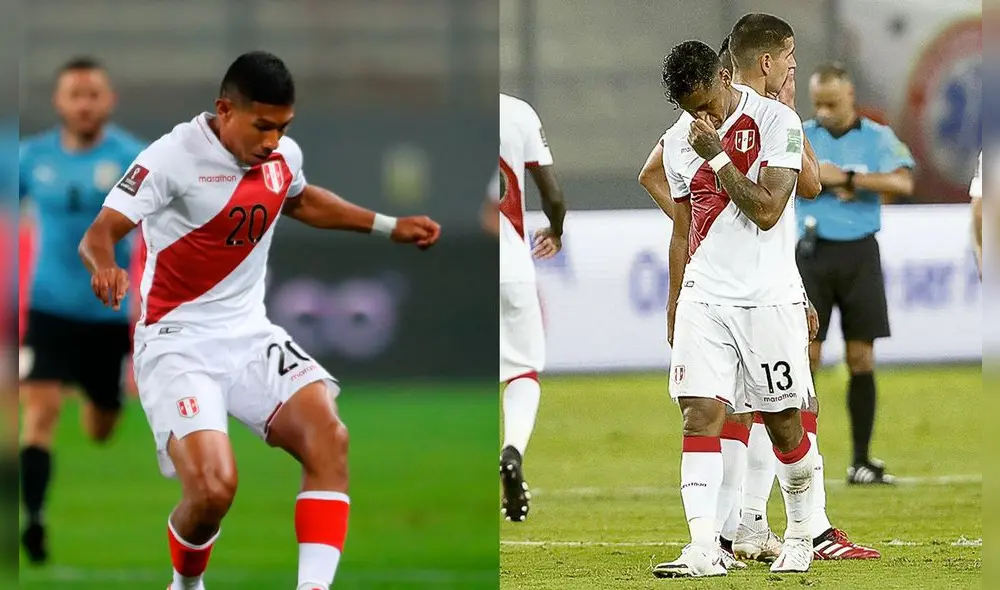 Edison Flores salió lesionado en el partido ante Chile. Fotos: EFE/difusión Edison Flores salió lesionado en el partido ante Chile. Fotos: EFE/difusión