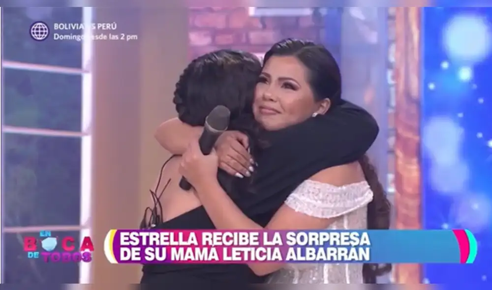 La exintegrante de Puro Sentimiento y su madre se conmovieron al recordar cómo fue vivir sin la presencia del progenitor de la cantante. Foto: América TV La exintegrante de Puro Sentimiento y su madre se conmovieron al recordar cómo fue vivir sin la presencia del progenitor de la cantante. Foto: América TV