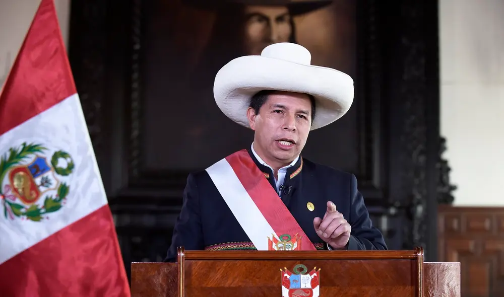Pedro Castillo anunció la recomposición del gabinete ministerial a través de un mensaje a la Nación el 6 de octubre. Foto: Presidencia Pedro Castillo anunció la recomposición del gabinete ministerial a través de un mensaje a la Nación el 6 de octubre. Foto: Presidencia