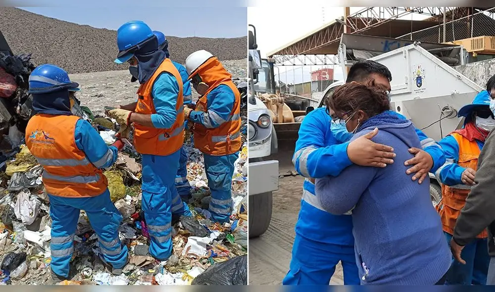Madre de familia recuperó dinero luego del susto por posible pérdida. Foto: Municipalidad de Mariano Melgar