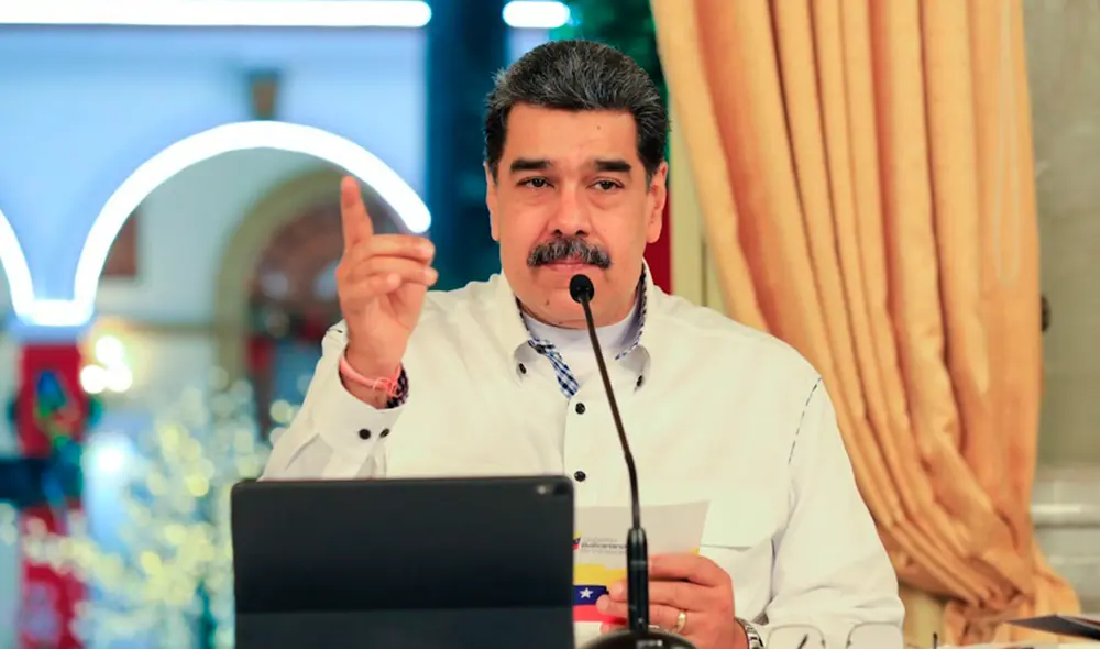 Maduro contradice las cifras ofecidas por la Organización Mundial de la Salud sobre el avance de la vacunación contra la COVID-19 en Venezuela. Foto. EFE