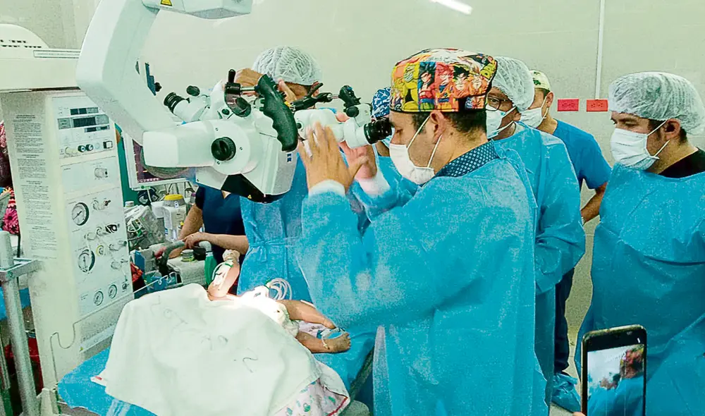Simulación. El jueves, los médicos realizaron una operación en vacío para ajustar los tiempos. Foto: difusión Simulación. El jueves, los médicos realizaron una operación en vacío para ajustar los tiempos. Foto: difusión