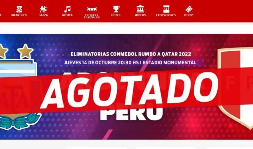 Argentina y Perú jugarán este jueves 14 de octubre en el Estadio Monumental de River. Foto: TyC Sports. Argentina y Perú jugarán este jueves 14 de octubre en el Estadio Monumental de River. Foto: TyC Sports.