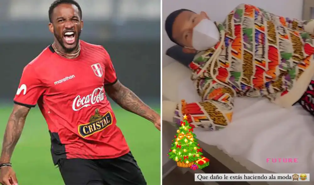 Jefferson Farfán bromeó con Edison Flores en la previa del Perú vs. Bolivia. Foto: composición FPF/Instagram