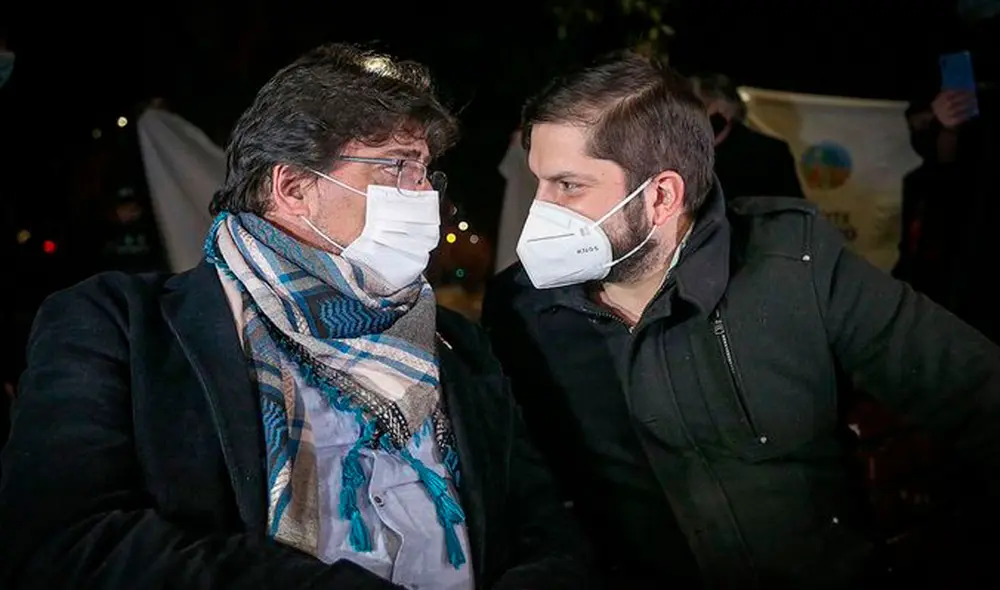Daniel Jadue reiteró su respaldo a Gabriel Boric de cara a los comicios de noviembre próximo. Foto: La Tercera