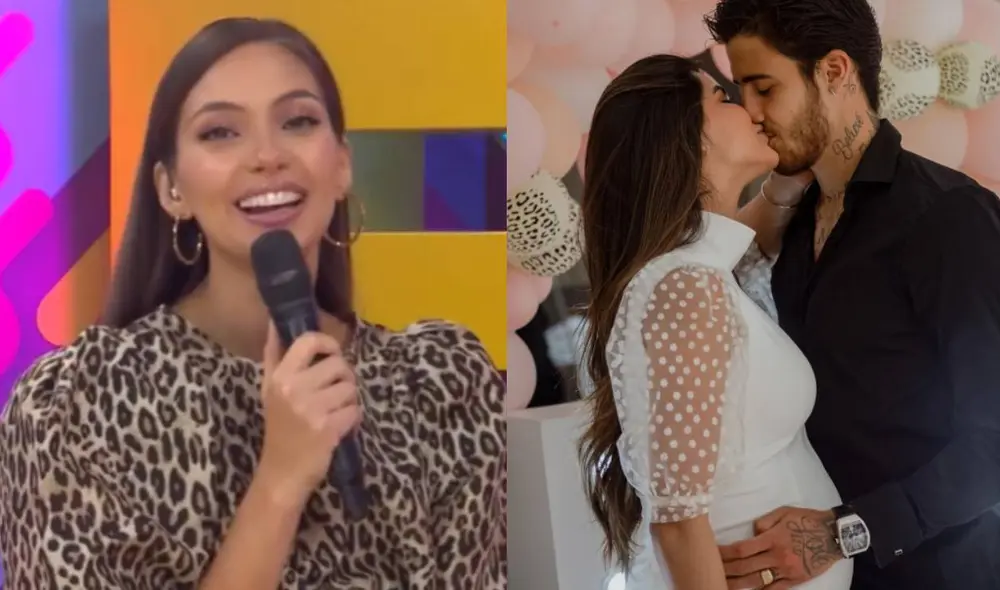 La conductora Natalie Vértiz se muestra emocionada al saber que Ivana Yturbe y Beto Da Silva ya son padres. Foto: composición captura de América TV/ Instagram