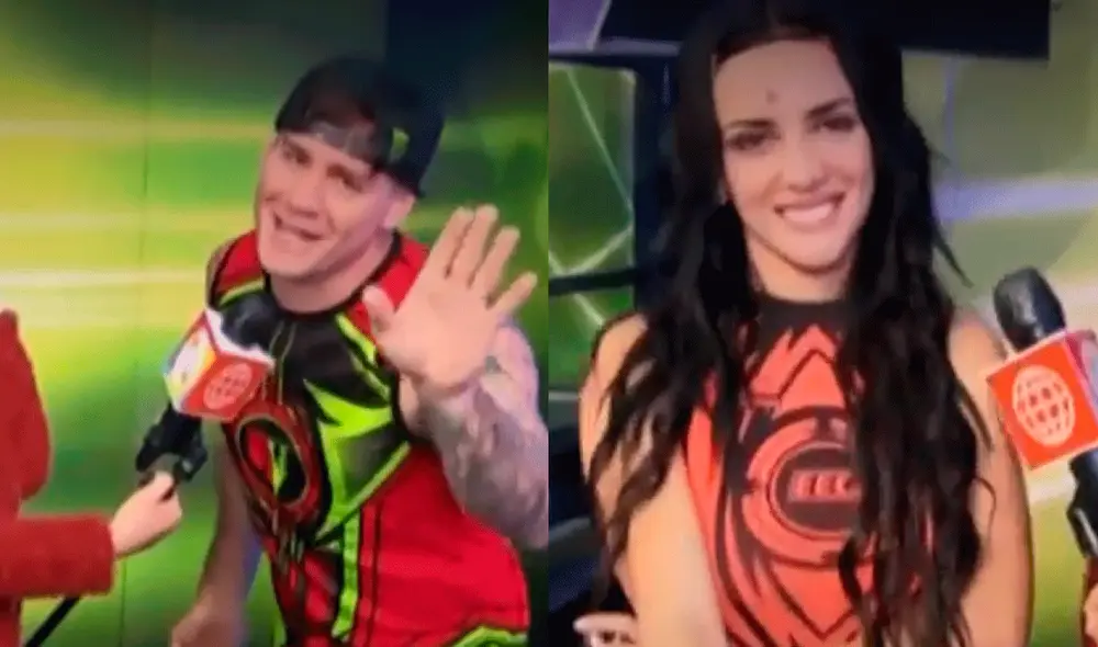 La modelo Rosángela Espinoza le confesó al chico reality que todo se trataría de una broma cuando dijo estar en modo bichota. Foto: Captura Estás en todas. La modelo Rosángela Espinoza le confesó al chico reality que todo se trataría de una broma cuando dijo estar en modo bichota. Foto: Captura Estás en todas.