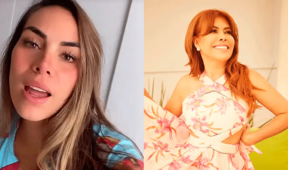 Aída Martínez le envío un extenso mensaje a Magaly Medina mediante sus historias de Instagram. Foto: Magaly Medina/Aída Martínez/ Instagram.