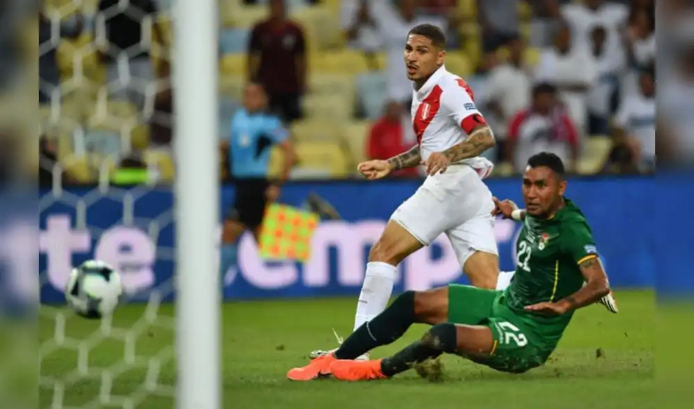 Paolo Guerrero anotó el empate transitorio ante Bolivia en la Copa América 2019. Foto: AFP Paolo Guerrero anotó el empate transitorio ante Bolivia en la Copa América 2019. Foto: AFP