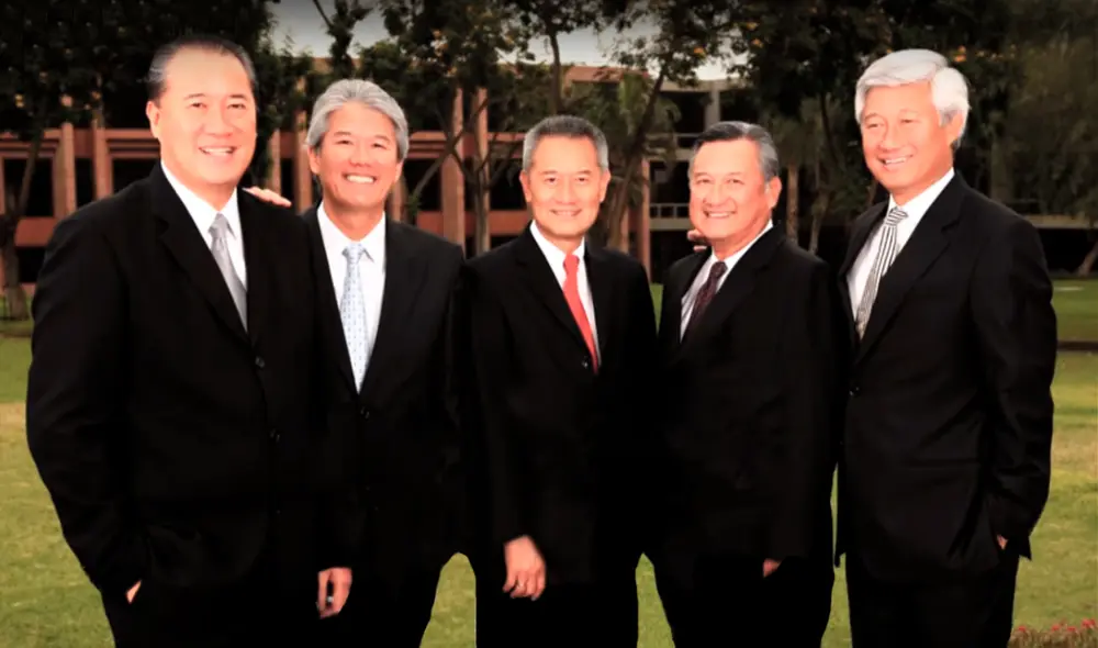 Los hermanos Wong. Foto: Agro Industrial Paramonga