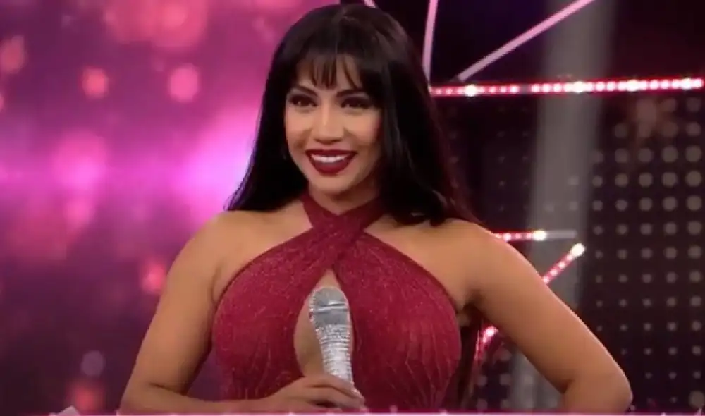 La modelo consiguió que los tres jurados le dieran una calificación de 11 puntos, el número más alto de la competencia. Foto: captura América TV La modelo consiguió que los tres jurados le dieran una calificación de 11 puntos, el número más alto de la competencia. Foto: captura América TV