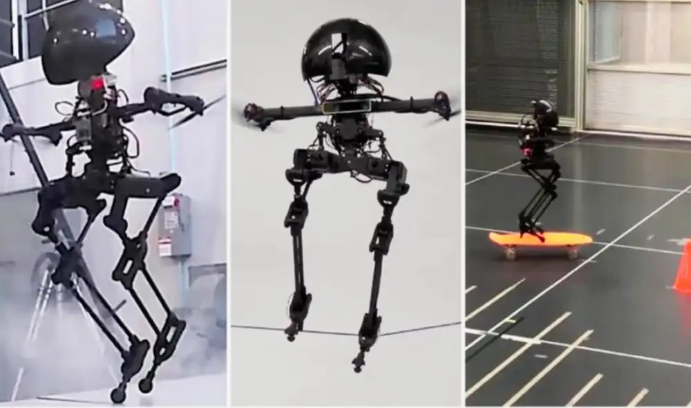 El robot LEO puede moverse en entornos desafiantes. Foto: Caltech