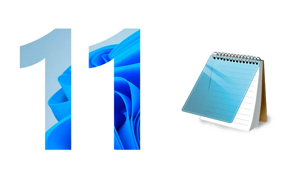 La nueva versión del bloc de notas aún no llega a Windows 11. Foto: composición/La República