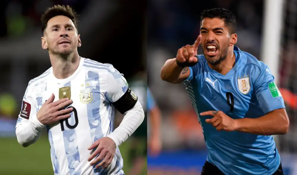 Argentina vs. Uruguay EN VIVO online vía Fútbol Libre por las Eliminatorias Qatar 2022. Foto: EFE /Composición La República