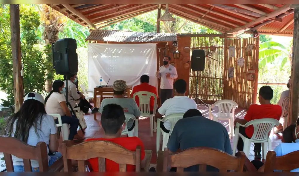 Guardaparques voluntarios de tres distritos de Amazonas participaron en pasantía organizada por el ACR BTESM. Foto: ACR BTESM
