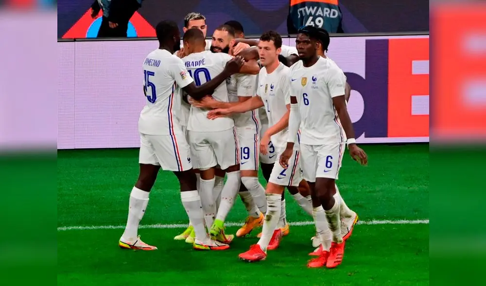 Francia se quedó con la UEFA Nations League tras voltearle el marcador a España. Foto: EFE