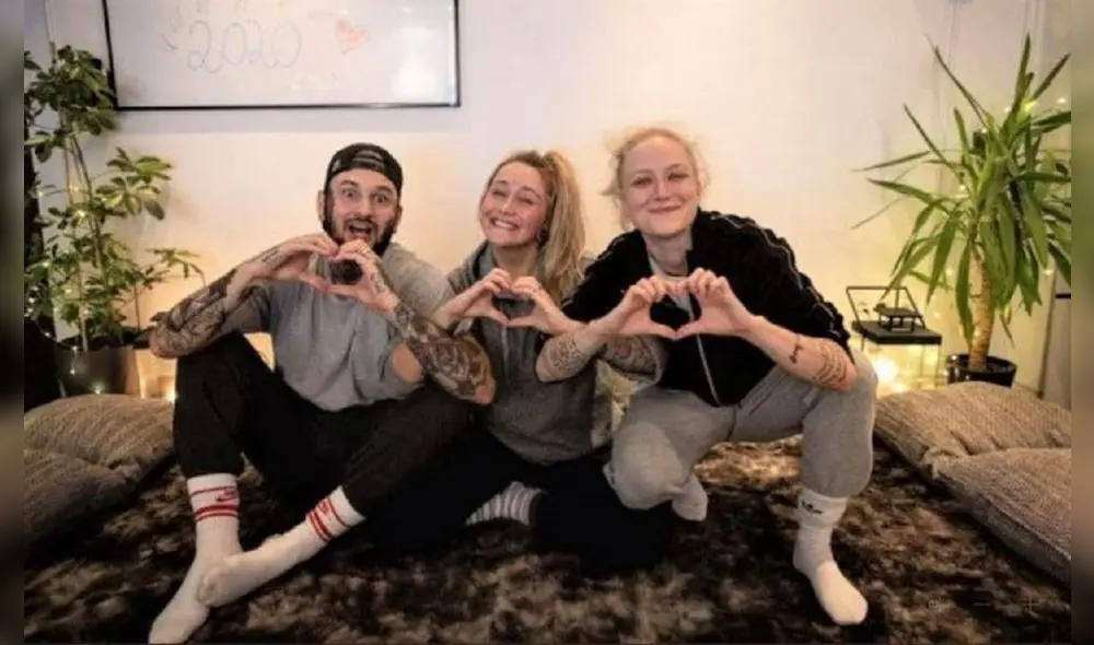 Poliamor en Alemania: Saskia Michalski (28) estaba casada con Marcin (34) cuando se enamoró de Luli (29). Foto: Clarín